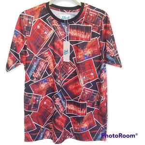 Fresh Prints of Bel Air Amsterdam Silky Graphic Tee Shirt Size Medium NWT